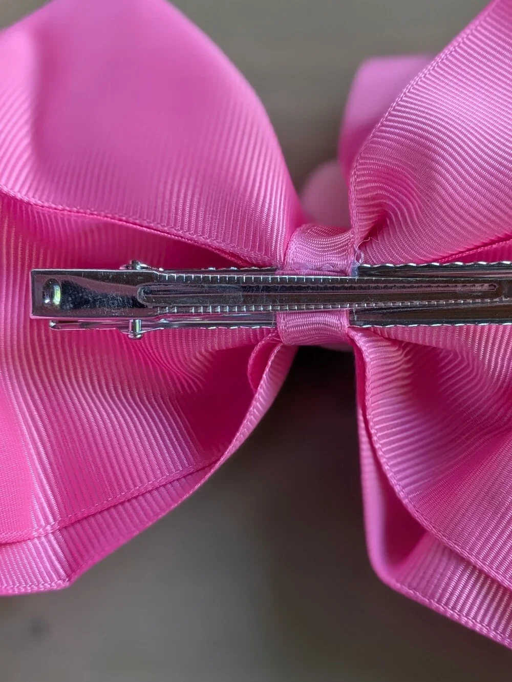 Set of 2 Kawaii Hair Bow Clips | Hello Kitty & My Melody | Oversized Pink